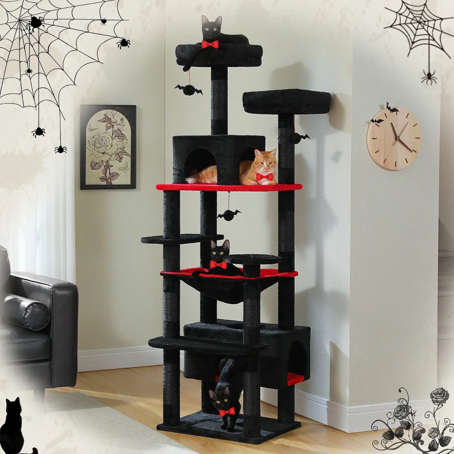 Large Cat Tree Hammock
